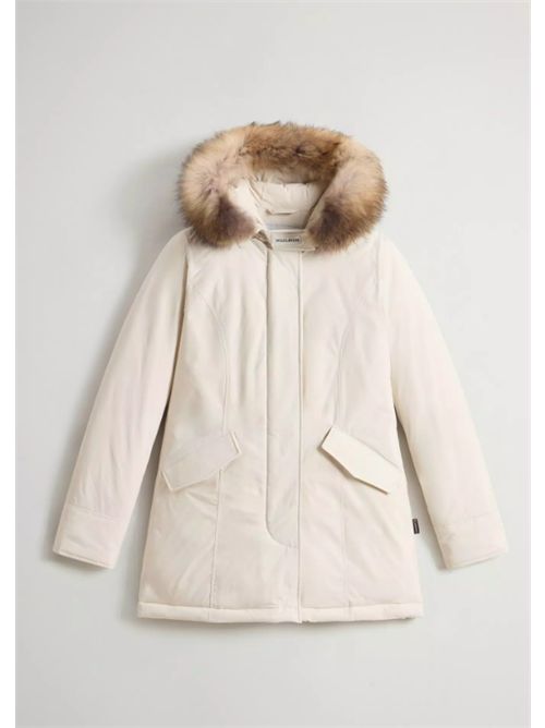LUXURY ARCTIC RACCOON PARKA WOOLRICH | CFWWOU0652FRUT31288743 MILKY CREAM